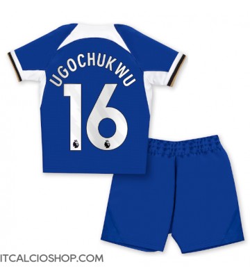 Chelsea Lesley Ugochukwu #16 Prima Maglia Bambino 2023-24 Manica Corta (+ Pantaloni corti)